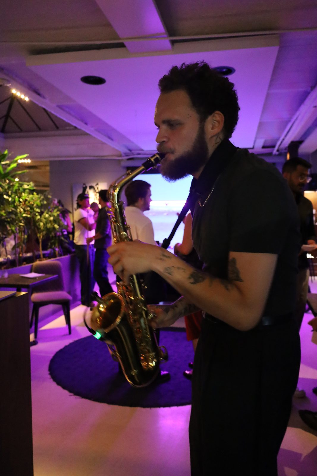 Asta Summer Party — live saxophonist performing